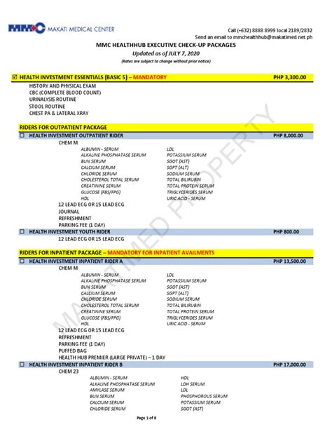 mmc hrus|MMC HEALTHHUB EXECUTIVE CHECK.